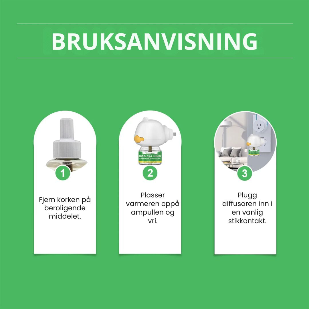 PuppyPeace Diffuser Kit - Perfekt til Valpematten