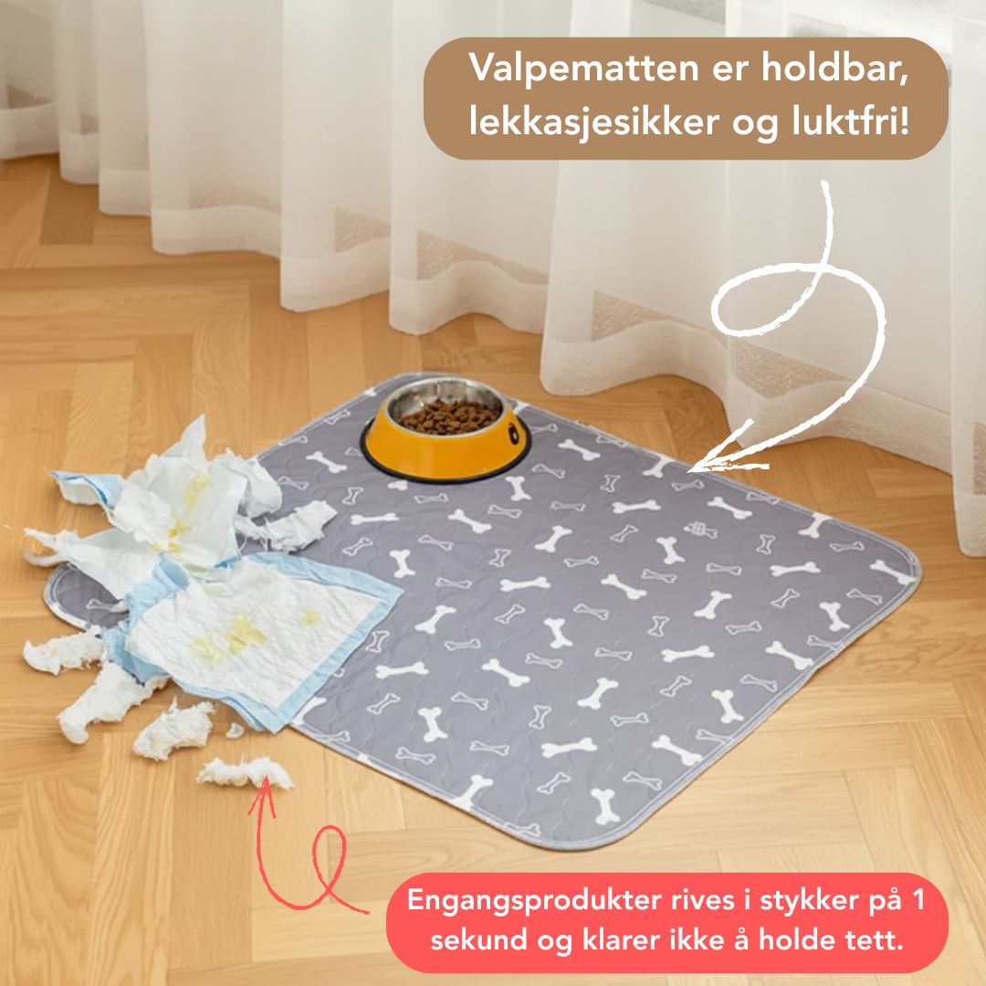 Valpematte – Den eneste tissematten du trenger